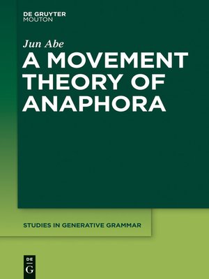 cover image of A Movement Theory of Anaphora
